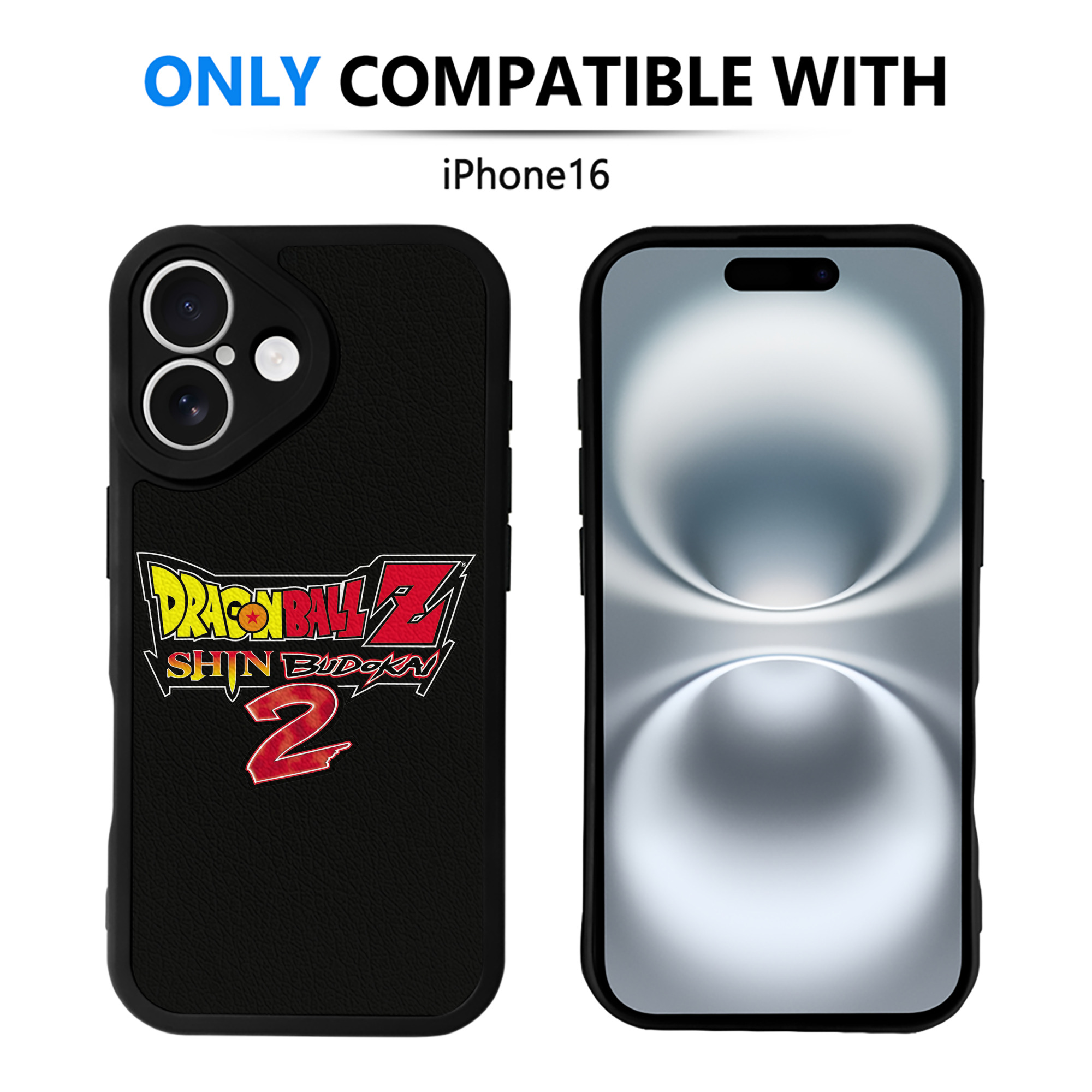 （画像用） ドラゴンボール DRAGON BALL 【iPhone 16シリーズ対応】シリコンスマホケース（レザー調） 材質：シリコン